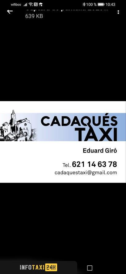 taxista Cadaqués Taxi