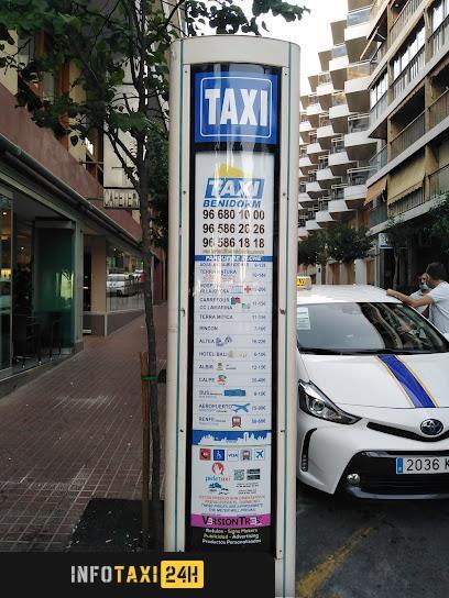 taxista Parada De Taxis De Parque De Elche