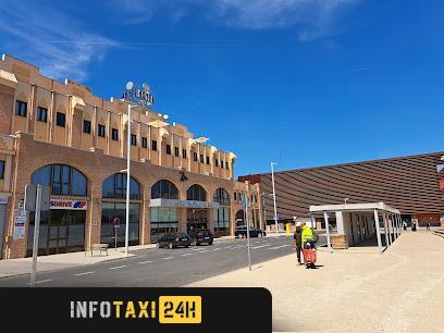 taxista Parada Taxis Estación Bus