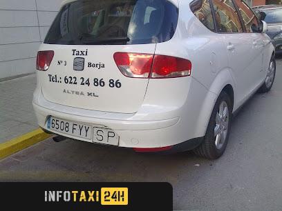 taxista Taxi David Gómez Borja 4 Plazas