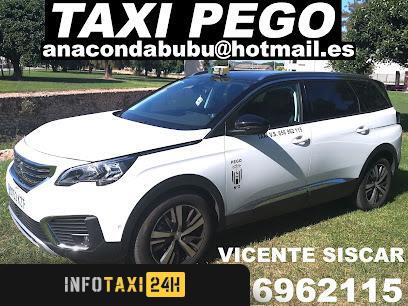 taxista Taxi Pego Vicente